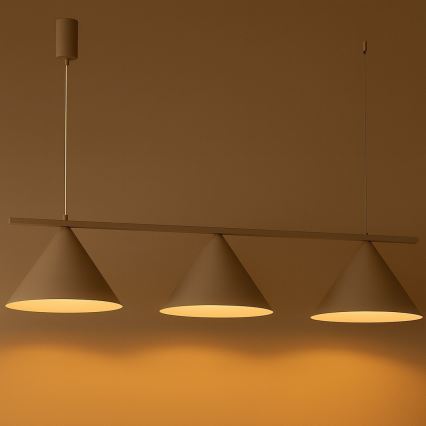 Pendellampa CAPITAL 3xGX53/15W/230V beige