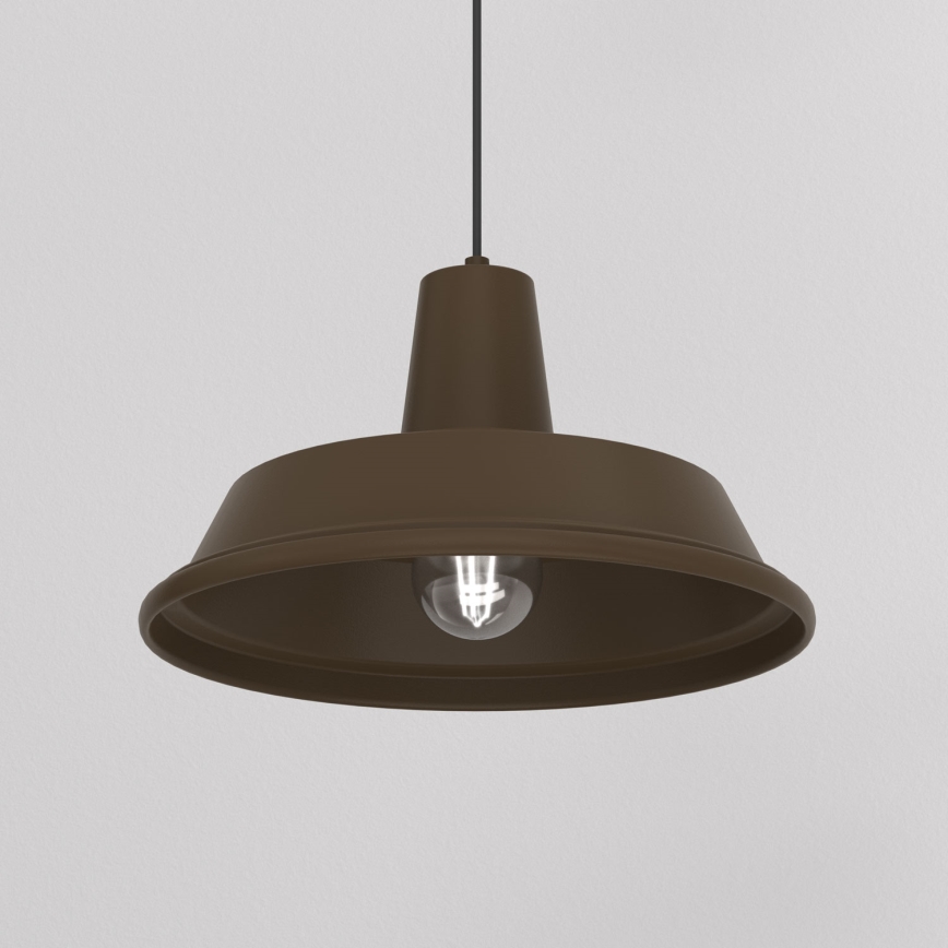 Pendellampa CLASS med sladd 1xE27/15W/230V, brun