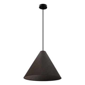 Pendellampa CONO med hängkabel 1xE27/40W/230V, fanér i ebenträ