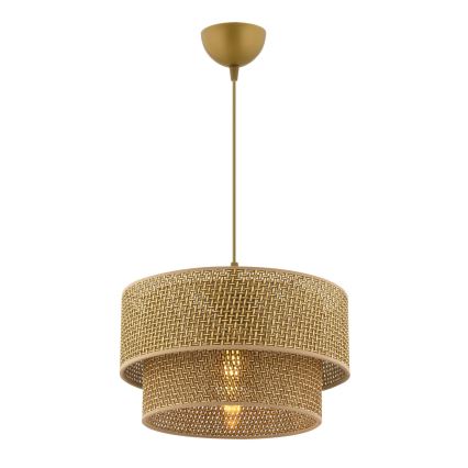 Pendellampa ECHO med kabel 1xE27/60W/230V, brun