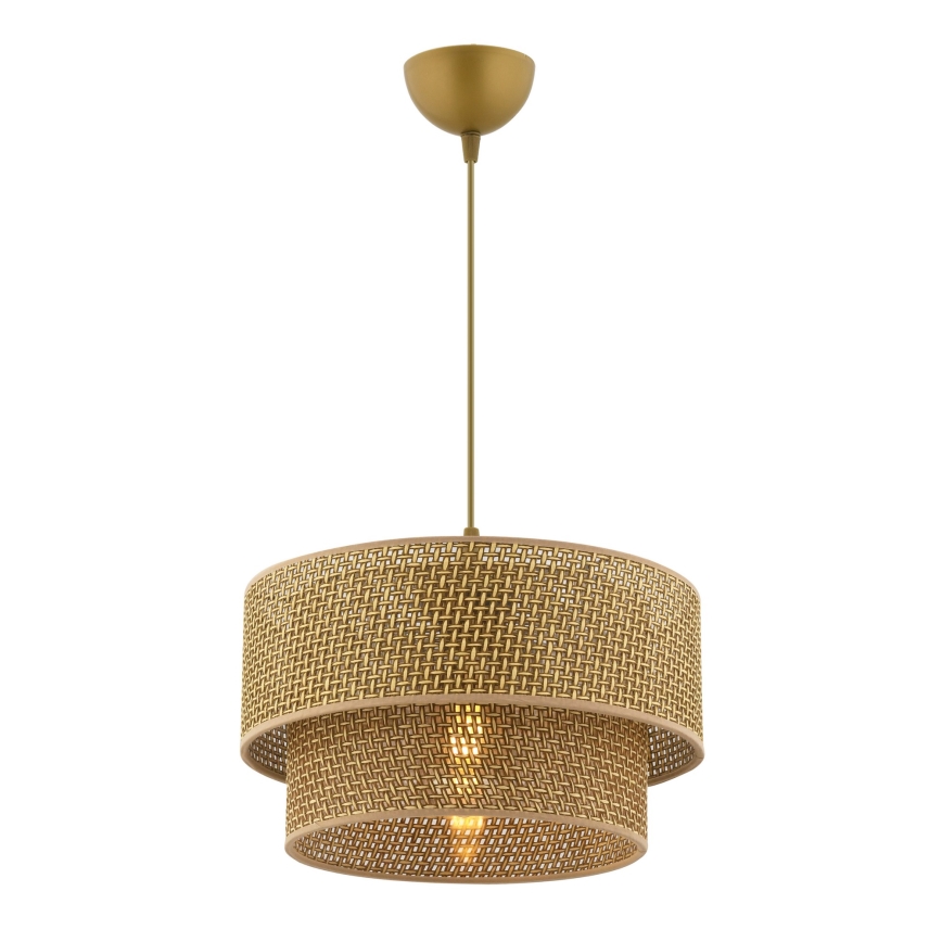 Pendellampa ECHO med kabel 1xE27/60W/230V, brun