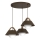 Pendellampa FUNDA 3xE27/15W/230V, brun