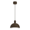 Pendellampa HANDA med sladd, 1xE27/15W/230V, brun