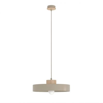 Pendellampa KIVI med kabel, 1xE27/15W/230V, beige