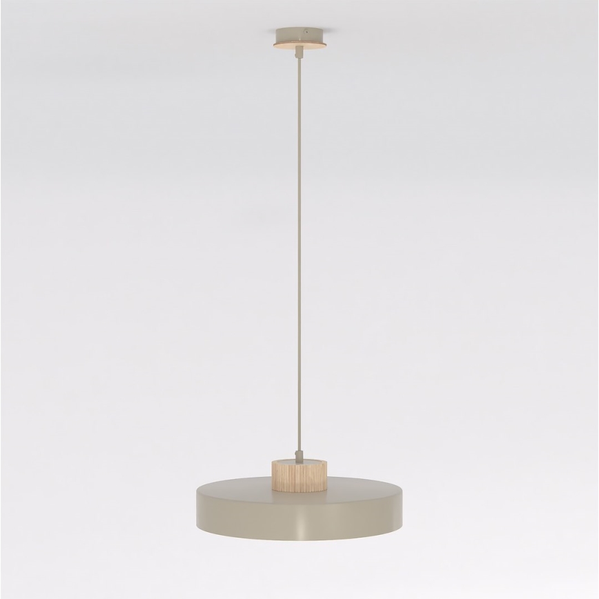 Pendellampa KIVI med kabel, 1xE27/15W/230V, beige