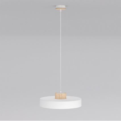Pendellampa KIVI med vajer 1xE27/15W/230V, vit