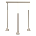 Pendellampa MAZZO 3xGU10/8W/230V, beige