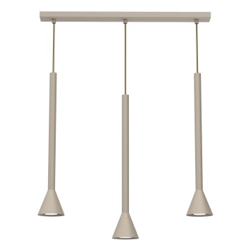 Pendellampa MAZZO 3xGU10/8W/230V, beige