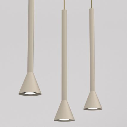 Pendellampa MAZZO 3xGU10/8W/230V, beige