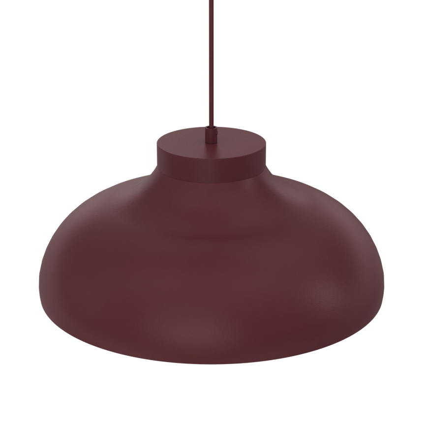 Pendellampa med kabel BASCA 1xE27/15W/230V vinröd