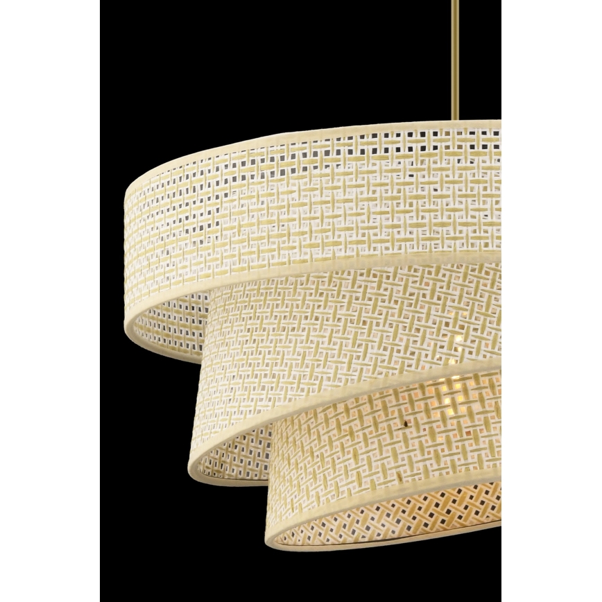 Pendellampa med kabel COUPER 1xE27/60W/230V krämvit