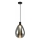Pendellampa med kabel DENSO 1xG9/5W/230V Ø 20 cm svart krom