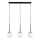 Pendellampa med kabel DORENA 3xE14/10W/230V svart/guld