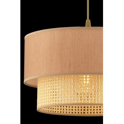 Pendellampa med kabel ECHO 1xE27/60W/230V beige