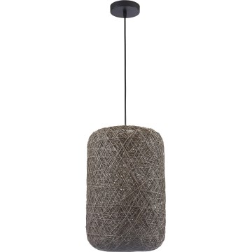 Pendellampa med kabel ELLEN 1xE27/20W/230V Ø 30 cm antracit