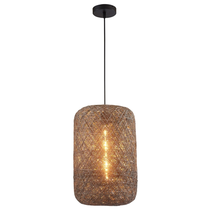 Pendellampa med kabel ELLEN 1xE27/20W/230V Ø 30 cm antracit
