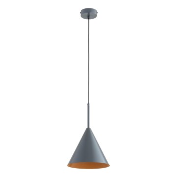 Pendellampa med kabel FABO 1xE27/15W/230V, grå
