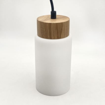 Pendellampa med kabel MARKUS 1xE27/15W/230V svart/ek