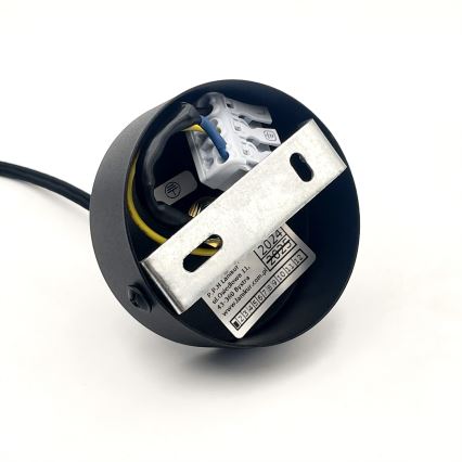 Pendellampa med kabel MARKUS 1xE27/15W/230V svart/ek