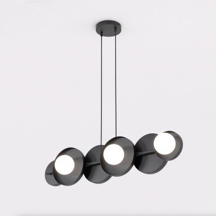 Pendellampa med kabel MODEL 6xG9/8W/230V svart