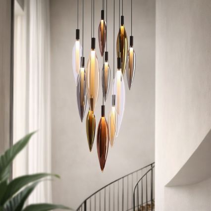 Pendellampa med kabel NORDIC 11xG9/5W/230V svart
