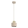 Pendellampa med kabel PARKLA 1xE27/15W/230V beige/guld