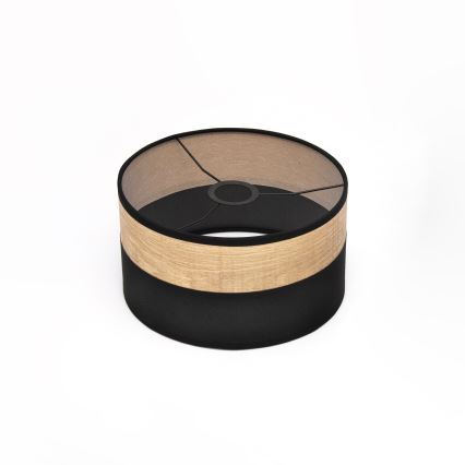 Pendellampa med sladd ALBA 1xE27/15W/230V Ø 25 cm svart/brun