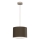 Pendellampa med sladd ARDEN 1xE27/15W/230V Ø25 cm beige/brun