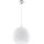 Pendellampa med sladd BALL 1xE27/15W/230V Ø 30 cm vit