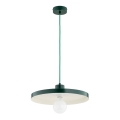 Pendellampa med sladd ETERI 1xE27/15W/230V grön