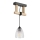 Pendellampa med sladd LEANDRA 1xE27/15W/230V ek/svart