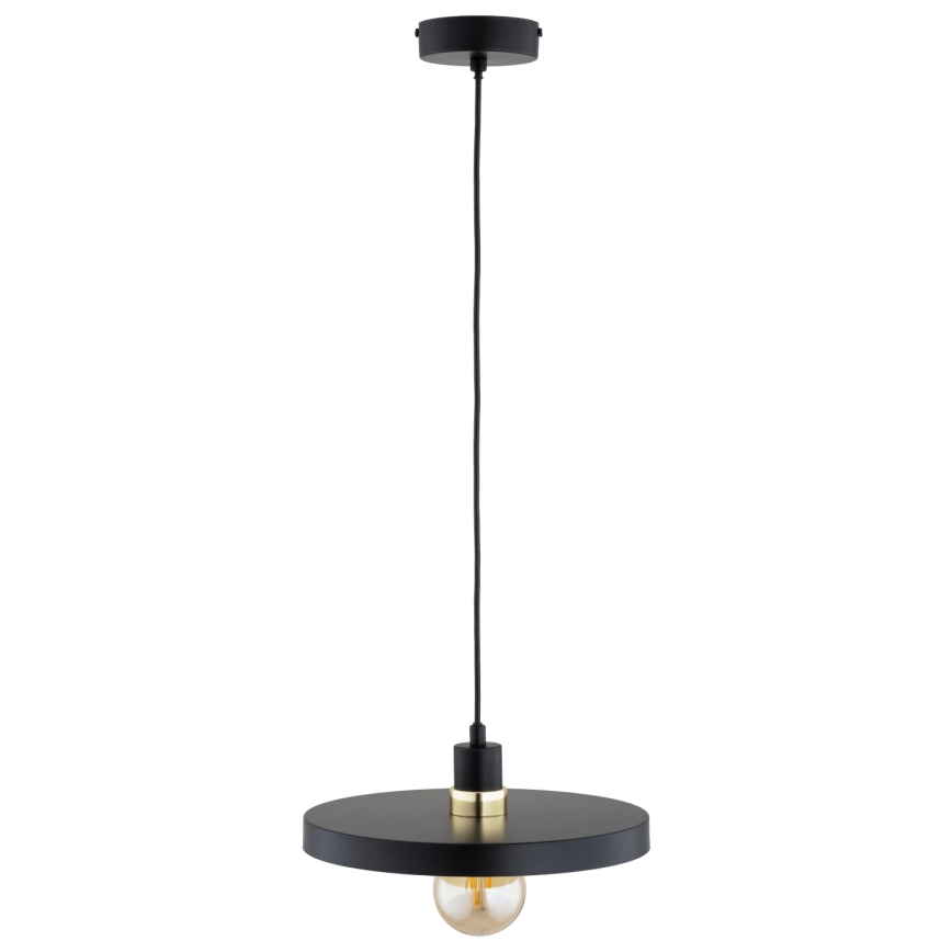 Pendellampa med sladd LITO 1xE27/15W/230V svart