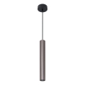 Pendellampa med sladd LUNGOMARE 1xGU10/10W/230V mattkrom