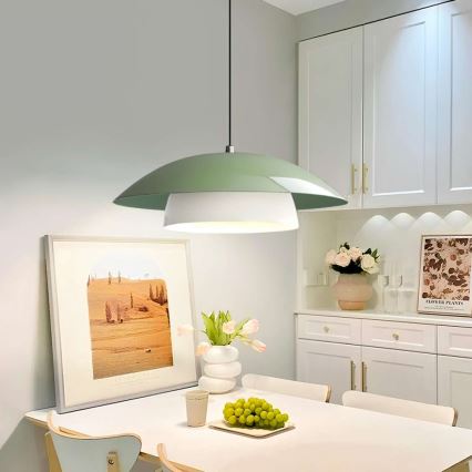 Pendellampa med sladd MOONLIGH 1xE27/40W/230V grön