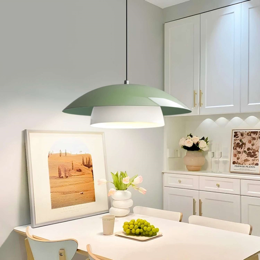 Pendellampa med sladd MOONLIGH 1xE27/40W/230V grön