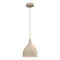 Pendellampa med sladd NOAK CLASSIC 1xE27/15W/230V beige