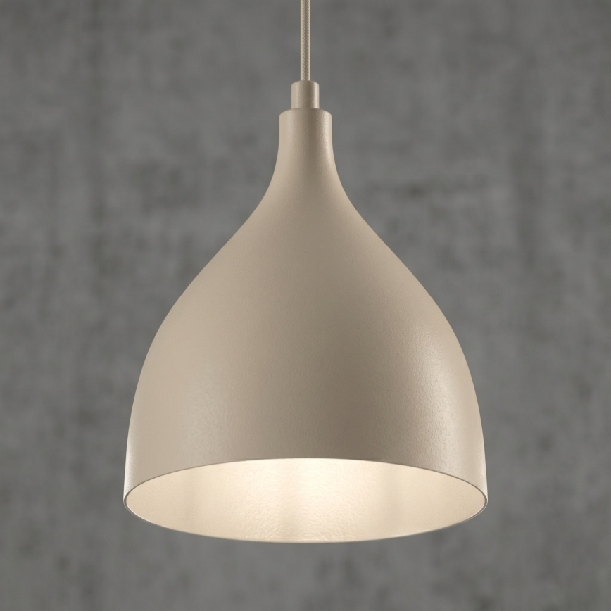 Pendellampa med sladd NOAK CLASSIC 1xE27/15W/230V beige