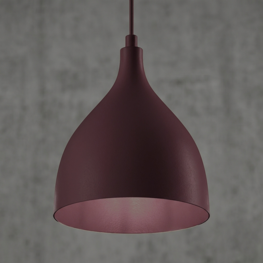 Pendellampa med sladd NOAK CLASSIC 1xE27/15W/230V bordeaux