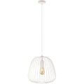 Pendellampa med sladd OVELLA 1xE27/15W/230V Ø 36 cm krämvit