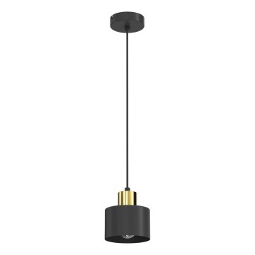 Pendellampa med sladd PARKLA 1xE27/15W/230V svart