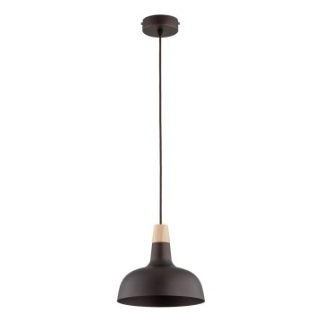 Pendellampa med sladd RODOS 1xE27/15W/230V svart
