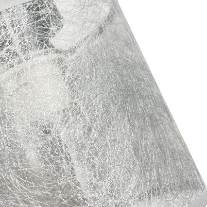 Pendellampa med sladd ROSA 1xE27/60W/230V svart/grå