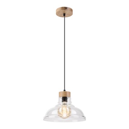 Pendellampa med sladd SINGLE 1xE27/60W/230V Ø 28 cm ek
