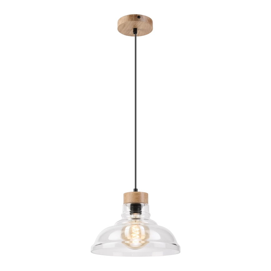 Pendellampa med sladd SINGLE 1xE27/60W/230V Ø 28 cm ek