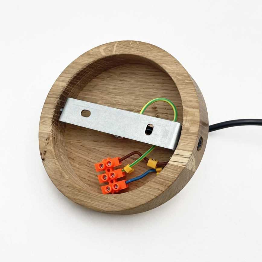 Pendellampa med sladd SINGLE 1xE27/60W/230V Ø 28 cm ek