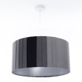 Pendellampa med sladd STRIPES 1xE27/60W/230V Ø 60 cm, grå