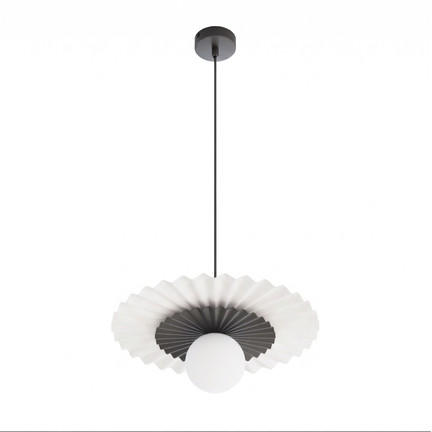 Pendellampa med sladd UMBRA 1xG9/8W/230V svart/vit