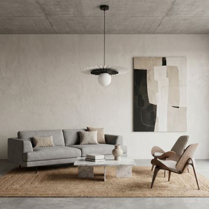 Pendellampa med sladd UMBRA 1xG9/8W/230V svart/vit