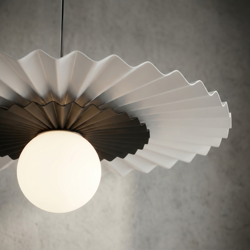 Pendellampa med sladd UMBRA 1xG9/8W/230V svart/vit