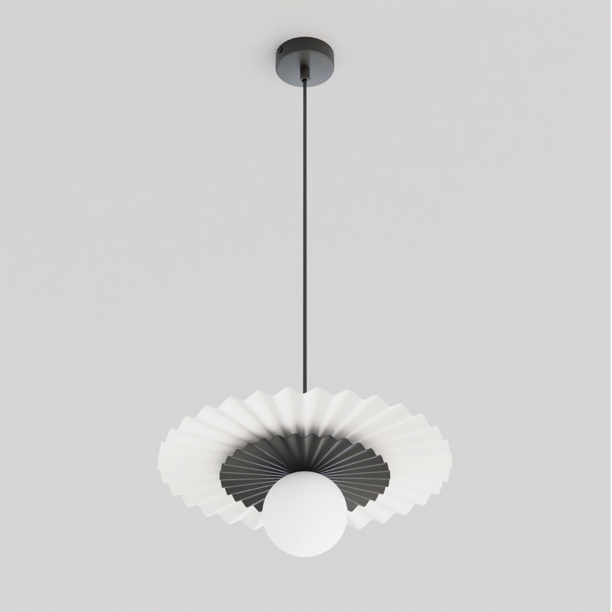 Pendellampa med sladd UMBRA 1xG9/8W/230V svart/vit